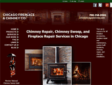 Tablet Screenshot of chicagochimney.com